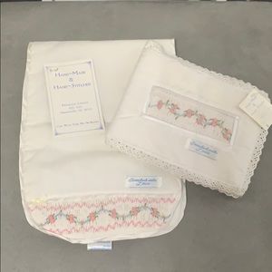Handmade Burp Cloth and Baby Book